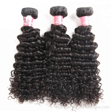 China Human Hair 3 Bundles Peruvian Deep Wave Curly